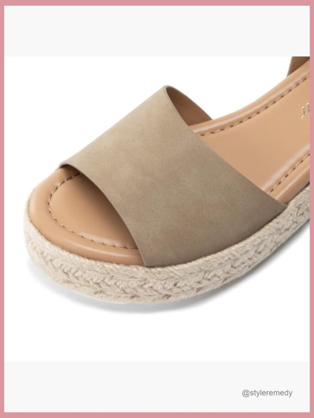 Espadrille Wedge Sandals Platform Open Toe Buckle Ankle Strap Casual Summer - Picture 4 of 7